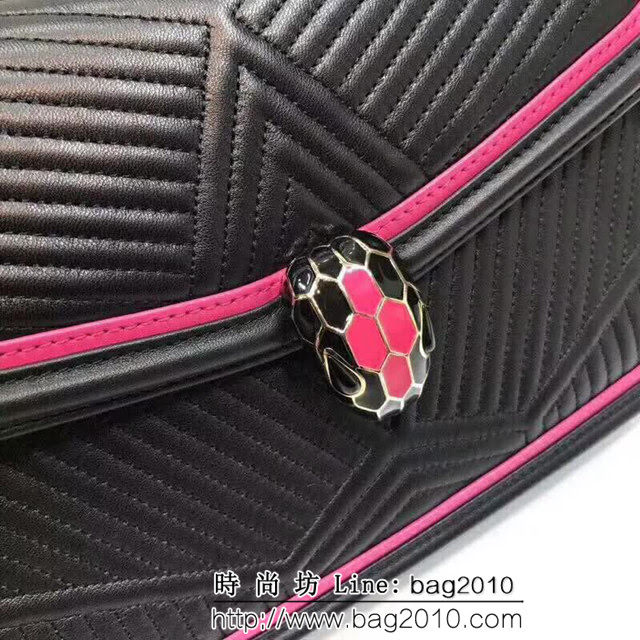 BVLGARI寶格麗 2018專櫃新型蛇頭包 蛇形繡線限定款 Serpenti Forever系列 286628 FYD1177